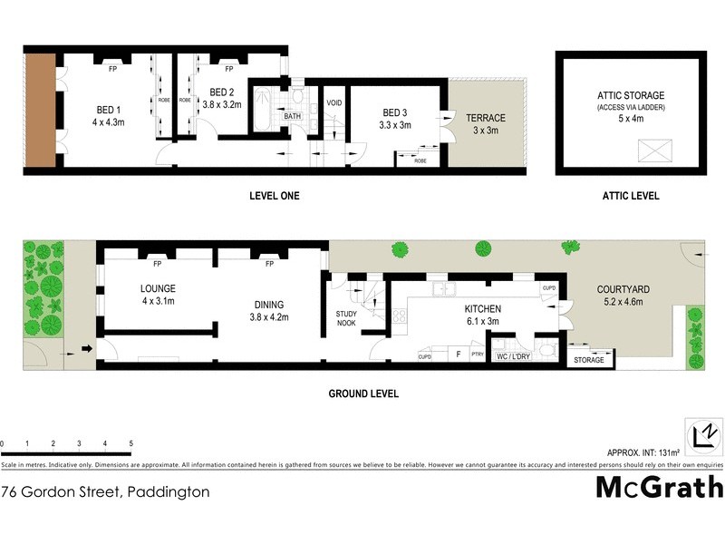 76 Gordon Street, Paddington NSW 2021 Floorplan