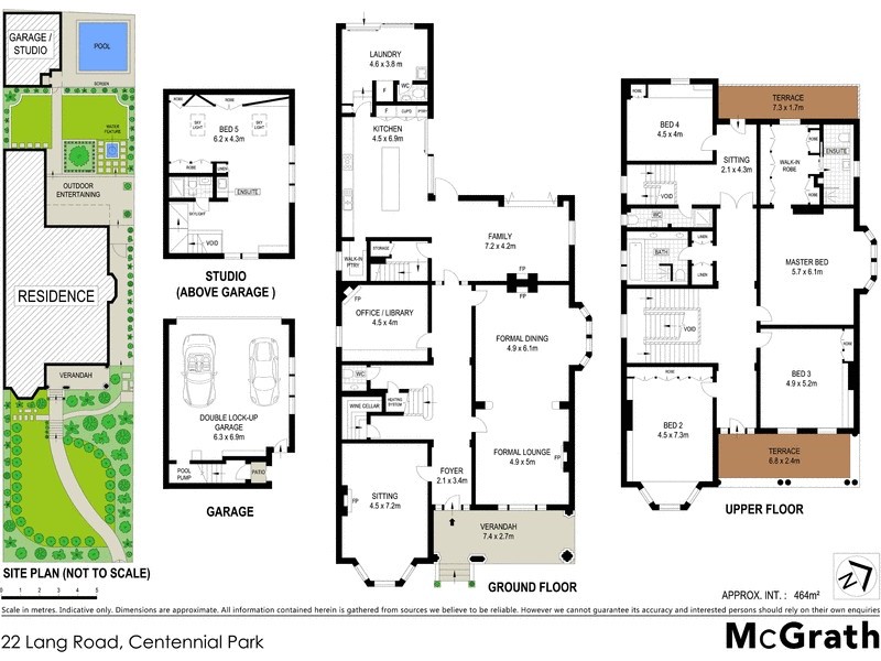 22 Lang Road, Centennial Park NSW 2021 Floorplan