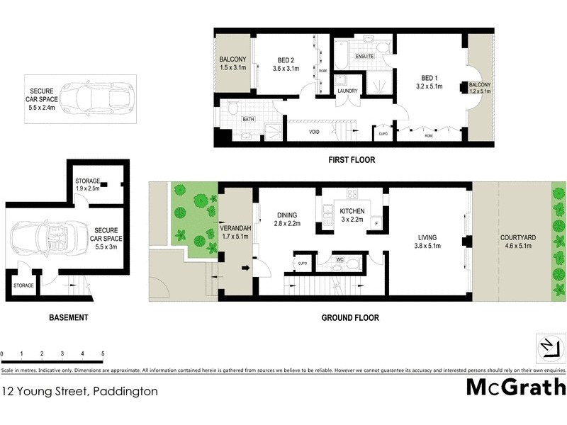 12 Young Street, Paddington NSW 2021 Floorplan
