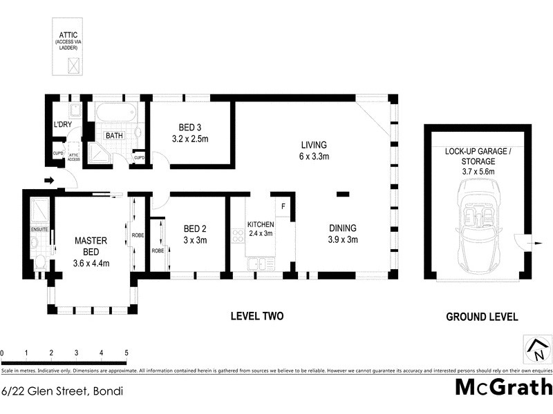 6/22 Glen Street, Bondi NSW 2026 Floorplan
