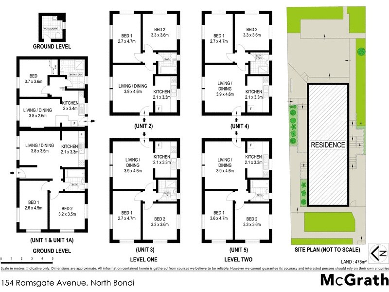 154 Ramsgate Avenue, North Bondi NSW 2026 Floorplan