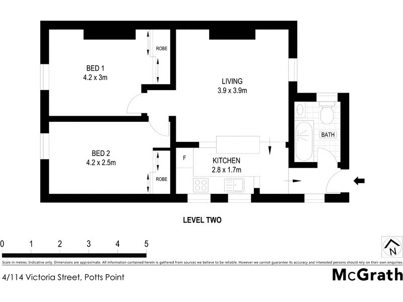 4/114 Victoria Street, Potts Point NSW 2011 Floorplan