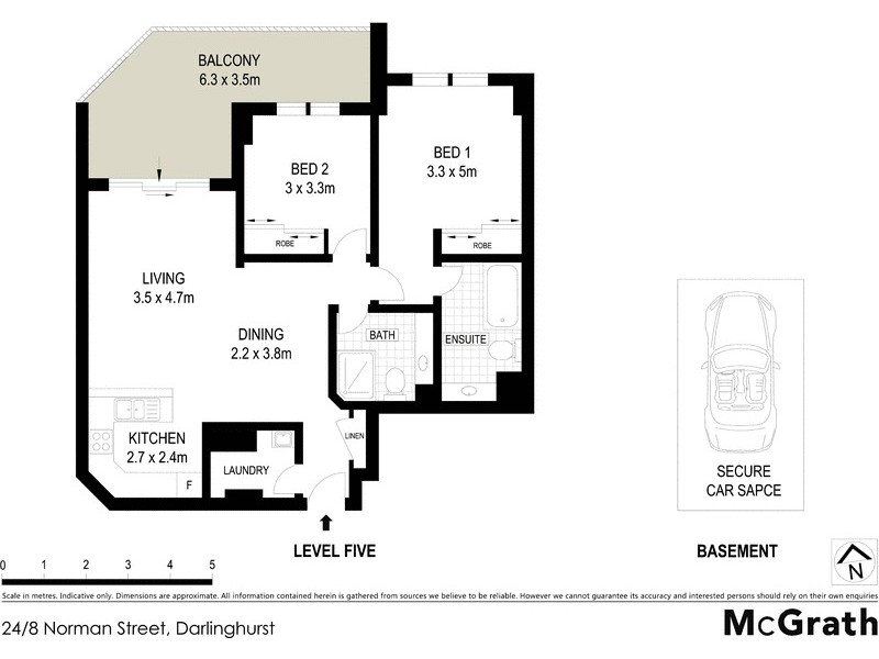 24/8 Norman Street, Darlinghurst NSW 2010 Floorplan