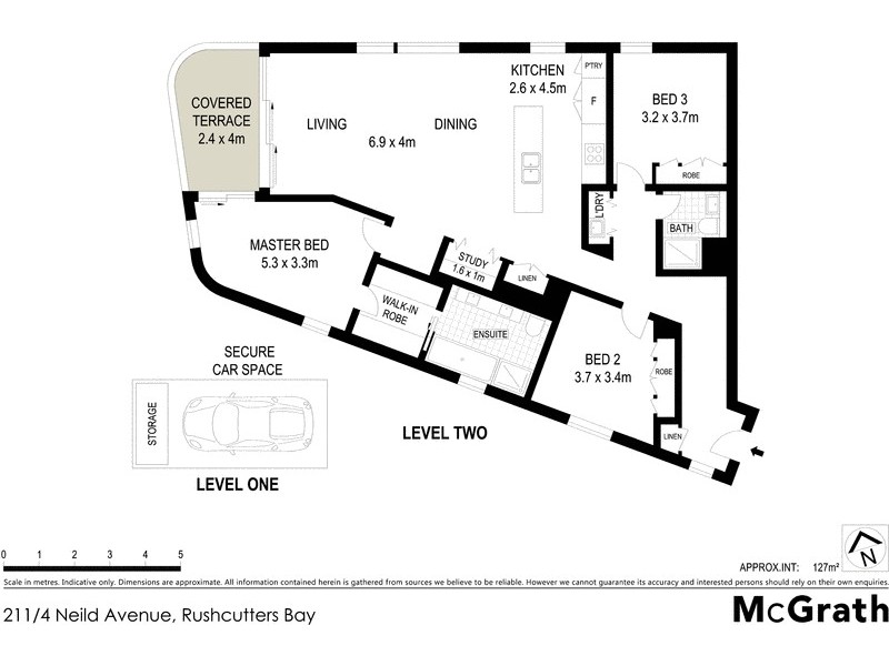 211/4 Neild Avenue, Rushcutters Bay NSW 2011 Floorplan