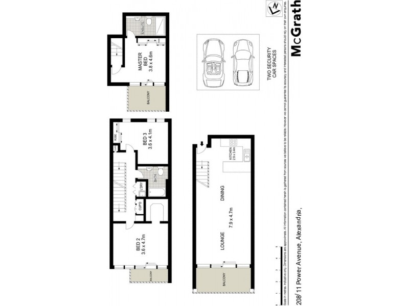 P208/11 Power Avenue, Alexandria NSW 2015 Floorplan