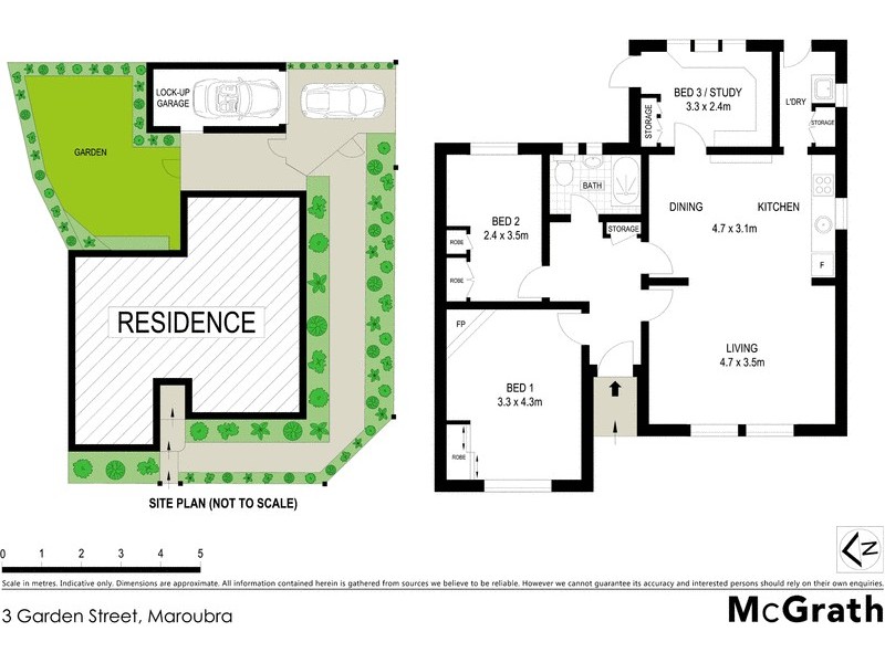 3 Garden Street, Maroubra NSW 2035 Floorplan