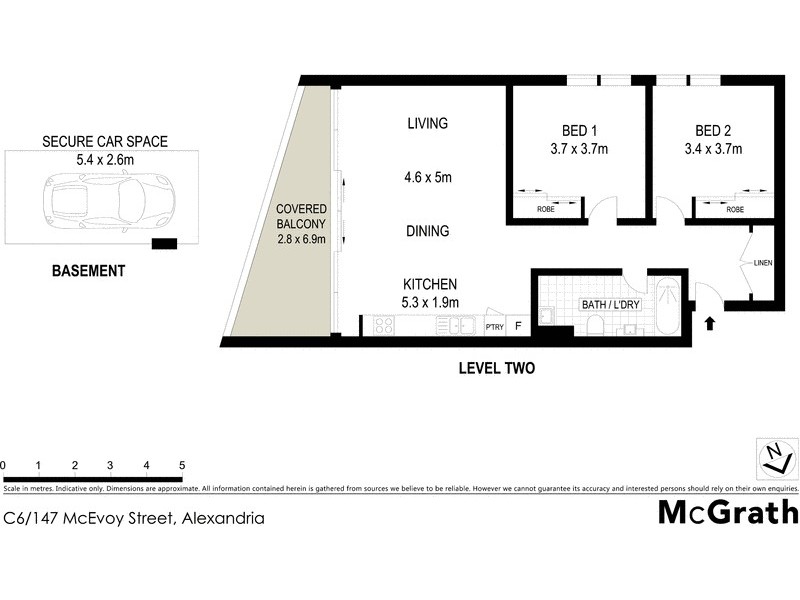 C6/147 McEvoy Street, Alexandria NSW 2015 Floorplan
