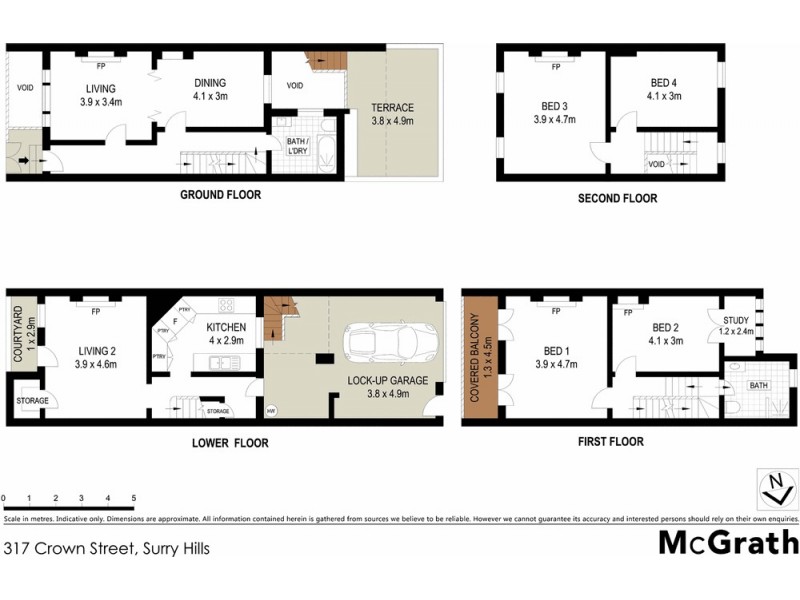 317 Crown Street, Surry Hills NSW 2010 Floorplan