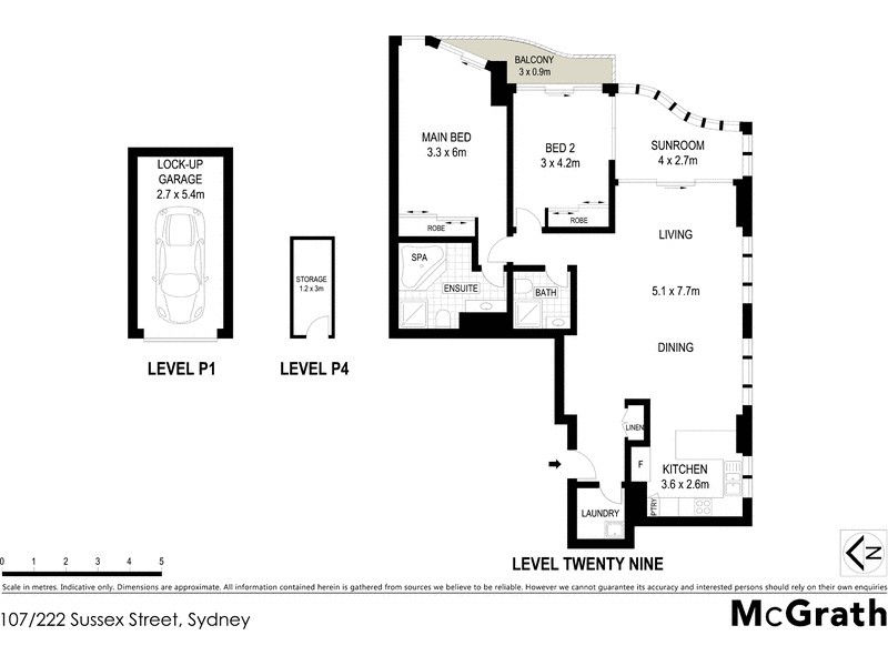 107/222 Sussex Street, Sydney NSW 2000 Floorplan