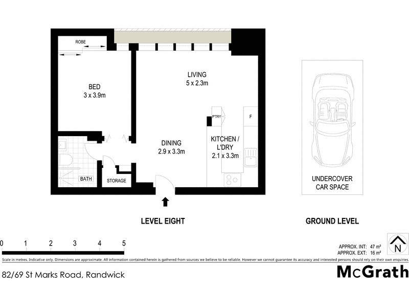 82/69 St Marks Road, Randwick NSW 2031 Floorplan