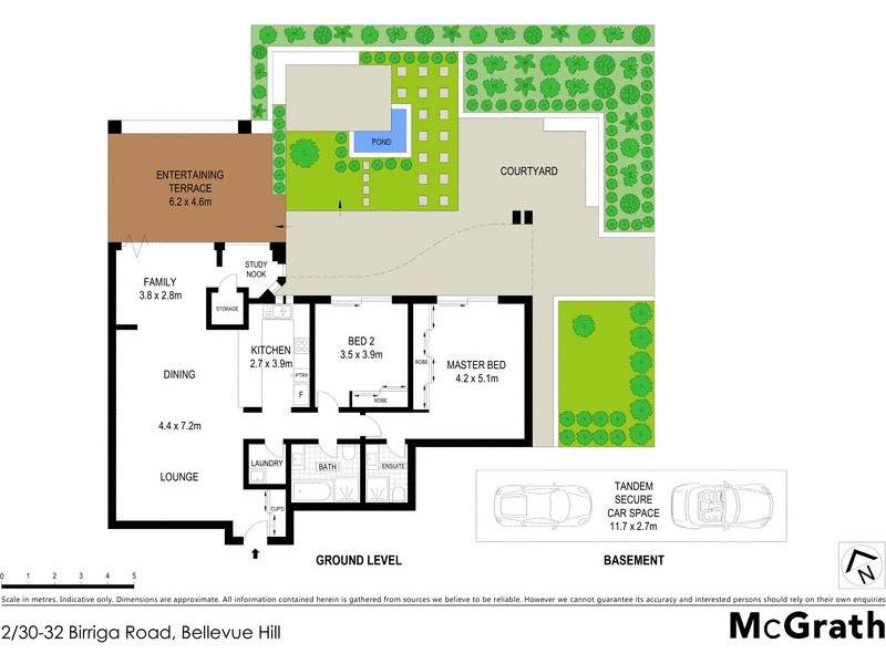 2/30 Birriga Road, Bellevue Hill NSW 2023 Floorplan