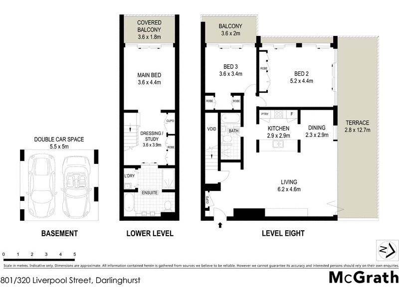 801/320 Liverpool Street, Darlinghurst NSW 2010 Floorplan
