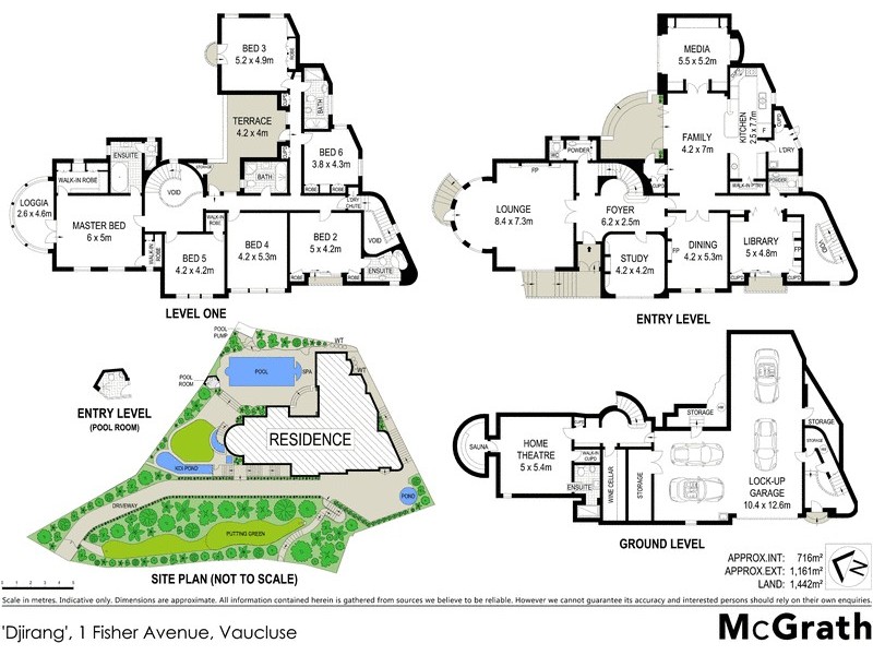1 Fisher Avenue, Vaucluse NSW 2030 Floorplan