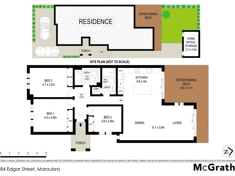 84 Edgar Street, Maroubra NSW 2035 Floorplan