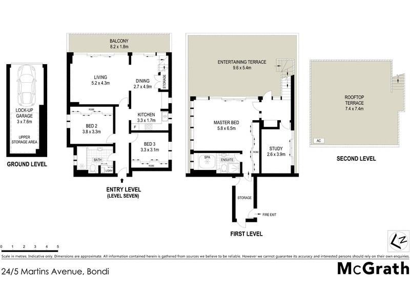 24/5 Martins Avenue, Bondi NSW 2026 Floorplan