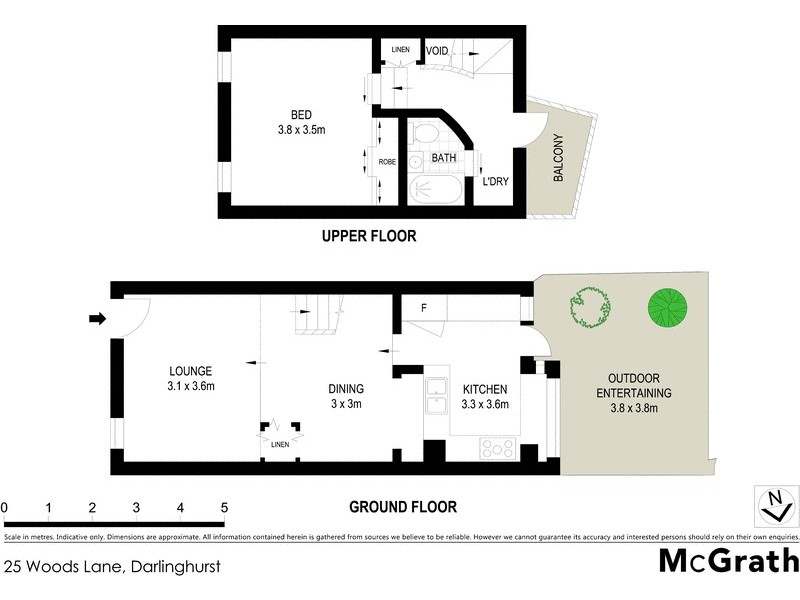 25 Woods Lane, Darlinghurst NSW 2010 Floorplan
