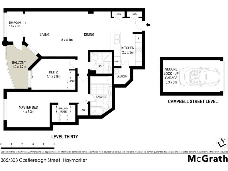 385/303 Castlereagh Street, Haymarket NSW 2000 Floorplan