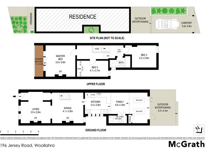 196 Jersey Road, Paddington NSW 2021 Floorplan