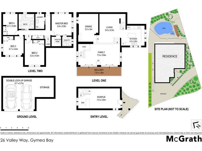26 Valley Way, Gymea Bay NSW 2227 Floorplan