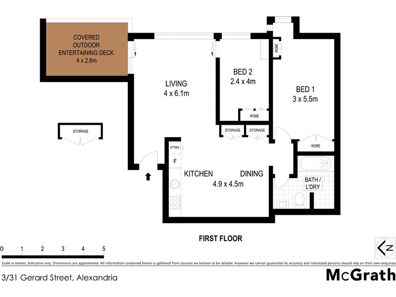 3/31 Gerard Street, Alexandria NSW 2015 Floorplan