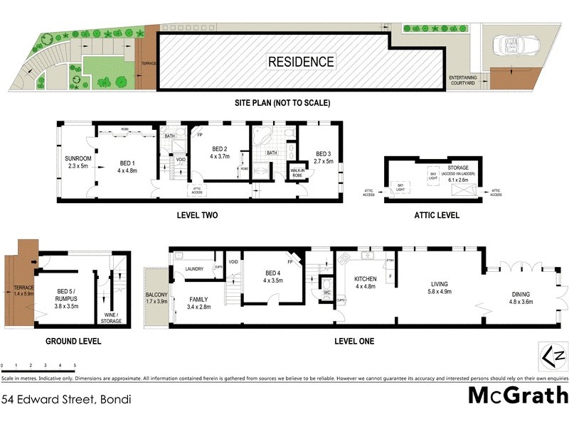 54 Edward Street, Bondi NSW 2026 Floorplan