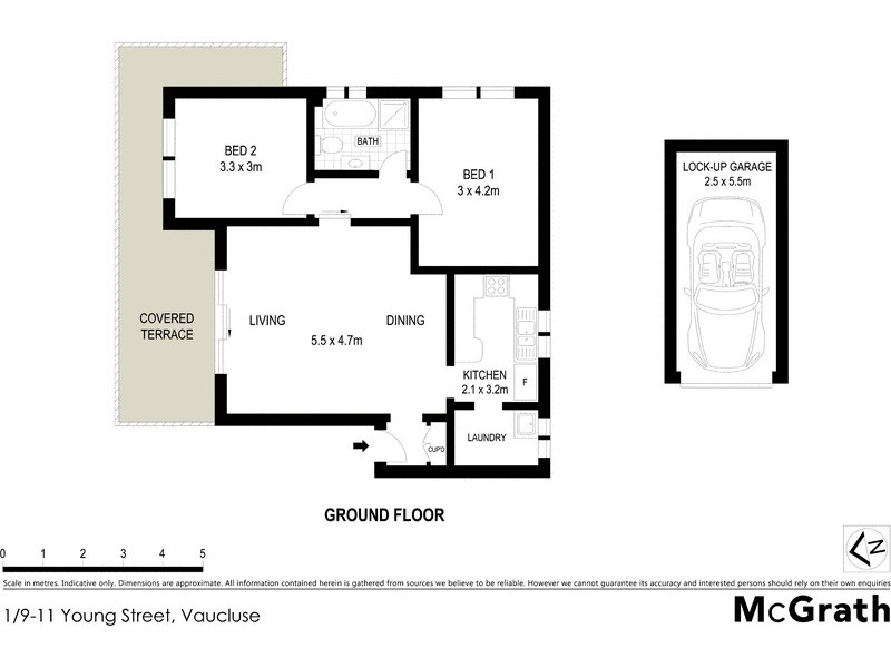 1/9 Young Street, Vaucluse NSW 2030 Floorplan