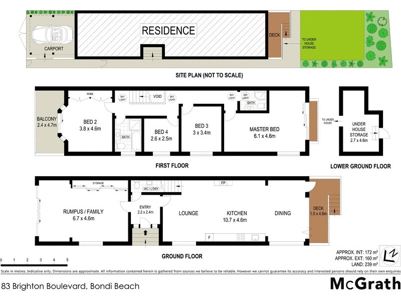 83 Brighton Boulevard, Bondi Beach NSW 2026 Floorplan