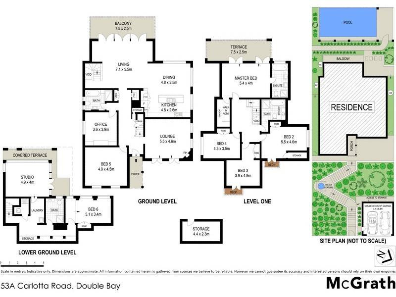 53A Carlotta Road, Double Bay NSW 2028 Floorplan