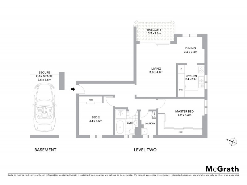 6/57 Market Street, Randwick NSW 2031 Floorplan
