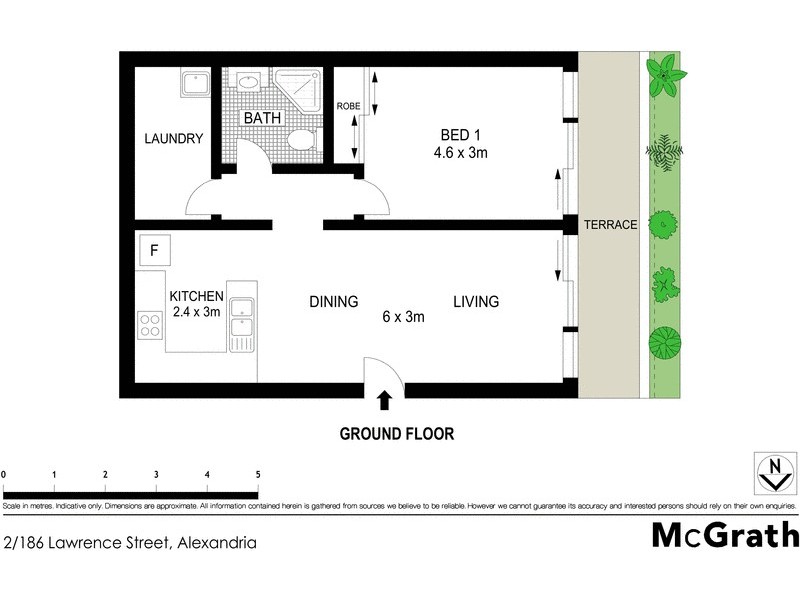 2/186 Lawrence Street, Alexandria NSW 2015 Floorplan