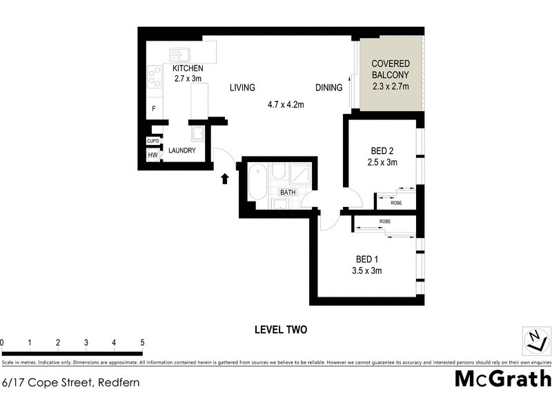 6/17 Cope Street, Redfern NSW 2016 Floorplan