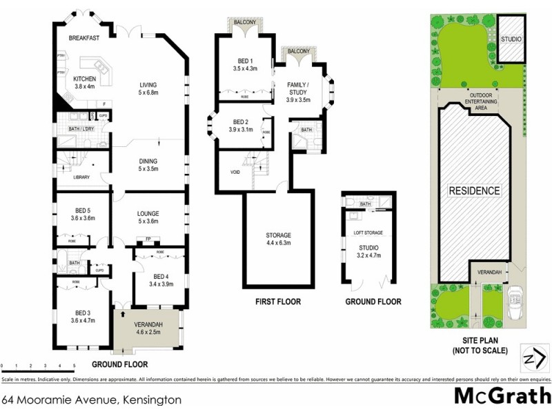 64 Mooramie Avenue, Kensington NSW 2033 Floorplan