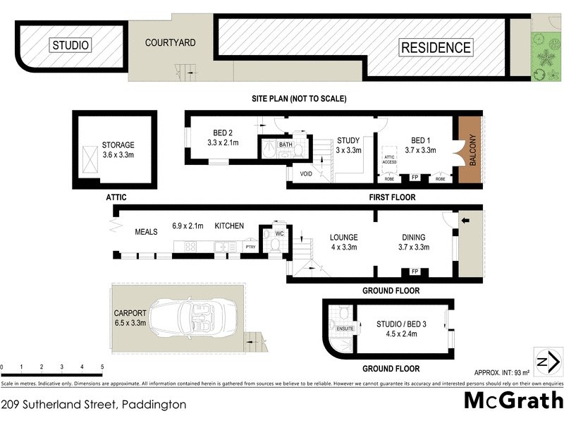 209 Sutherland Street, Paddington NSW 2021 Floorplan