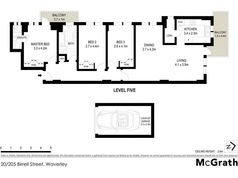 20/205 Birrell Street, Waverley NSW 2024 Floorplan