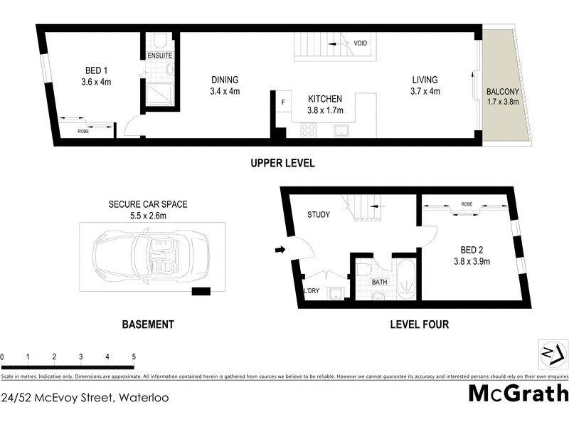 24/52 McEvoy Street, Waterloo NSW 2017 Floorplan