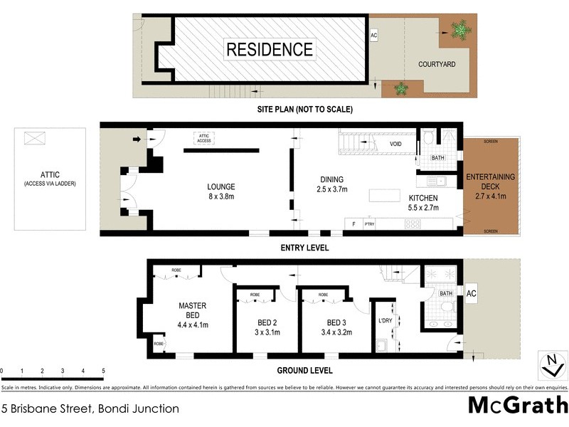 5 Brisbane Street, Bondi Junction NSW 2022 Floorplan