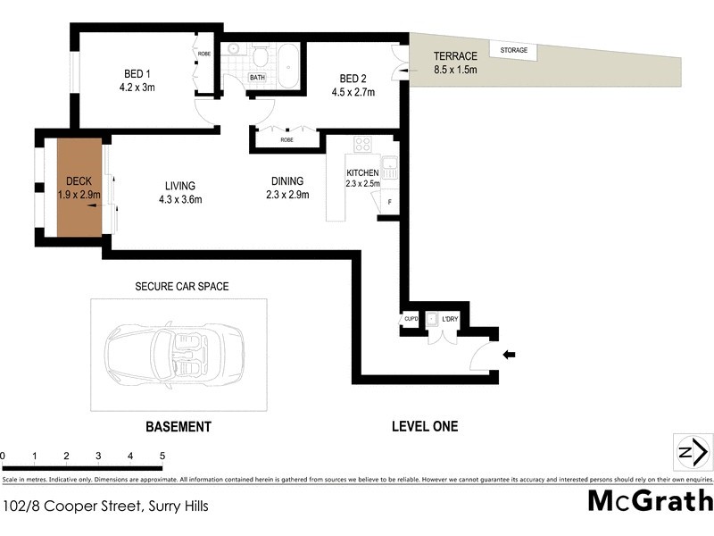102/8 Cooper Street, Surry Hills NSW 2010 Floorplan