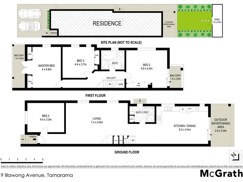 9 Illawong Avenue, Tamarama NSW 2026 Floorplan