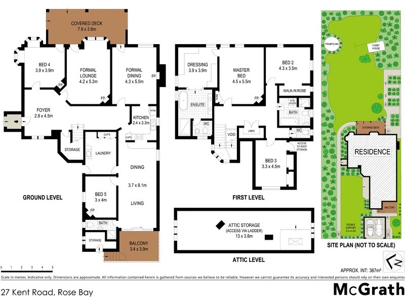27 Kent Road, Rose Bay NSW 2029 Floorplan