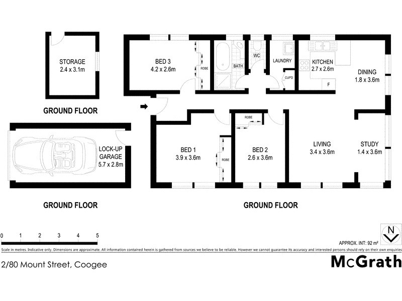 2/80 Mount Street, Coogee NSW 2034 Floorplan