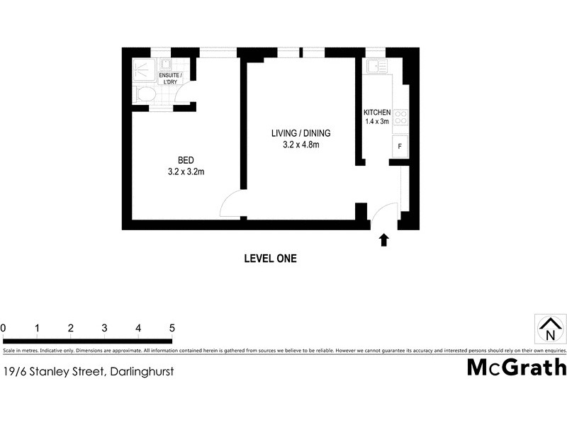 19/6 Stanley Street, Darlinghurst NSW 2010 Floorplan