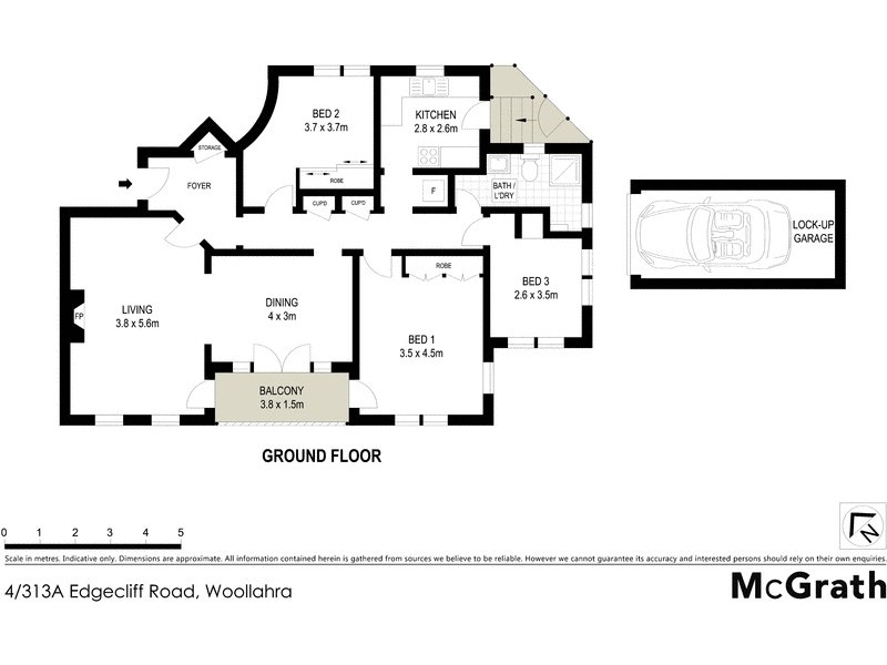 4/313A Edgecliff Road, Woollahra NSW 2025 Floorplan