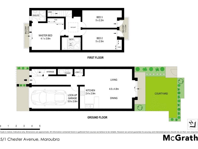 5/1 Chester Avenue, Maroubra NSW 2035 Floorplan