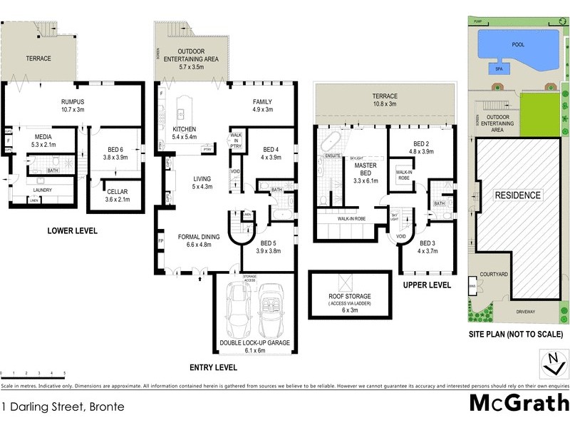 1 Darling Street, Bronte NSW 2024 Floorplan