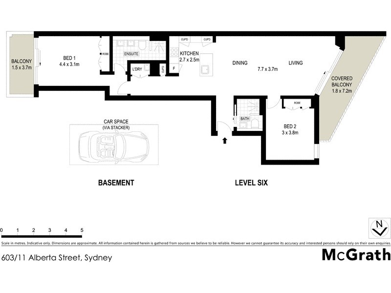 603/11 Alberta Street, Sydney NSW 2000 Floorplan
