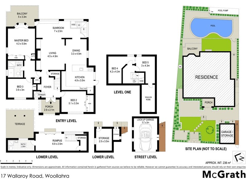 17 Wallaroy Road, Woollahra NSW 2025 Floorplan