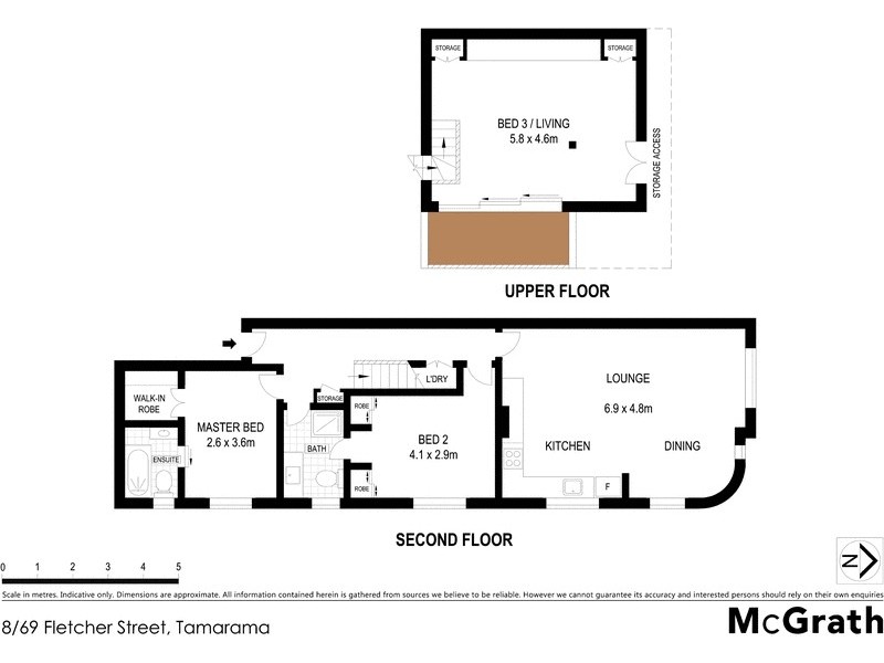 8/69 Fletcher Street, Tamarama NSW 2026 Floorplan