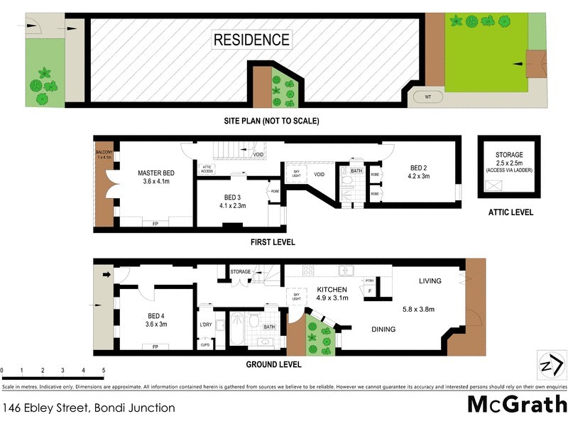 146 Ebley Street, Bondi Junction NSW 2022 Floorplan