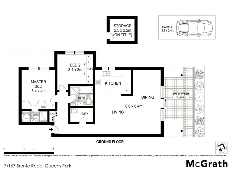 7/167 Bronte Road, Queens Park NSW 2022 Floorplan