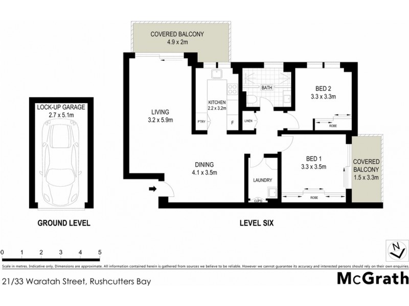 21/33 Waratah Street, Rushcutters Bay NSW 2011 Floorplan